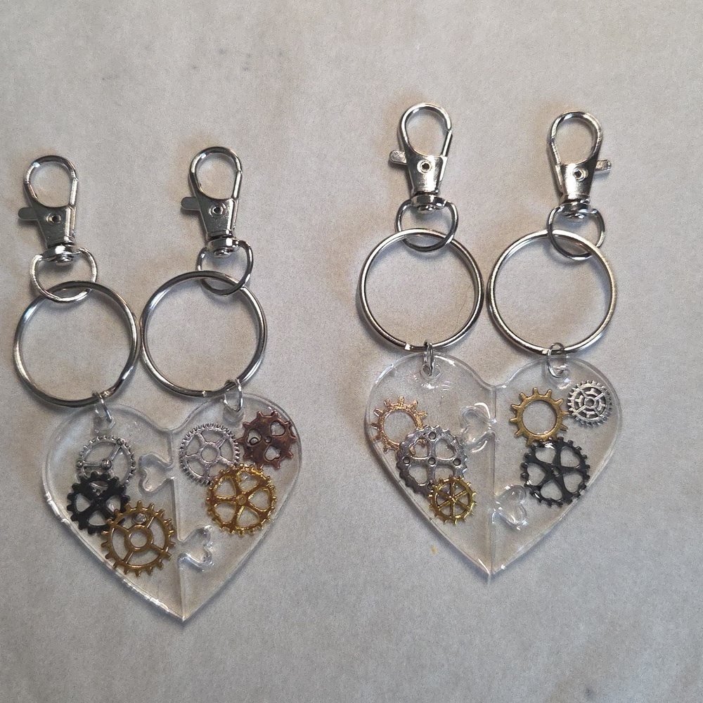 Hand Crafted BFF Acrylic Keychains